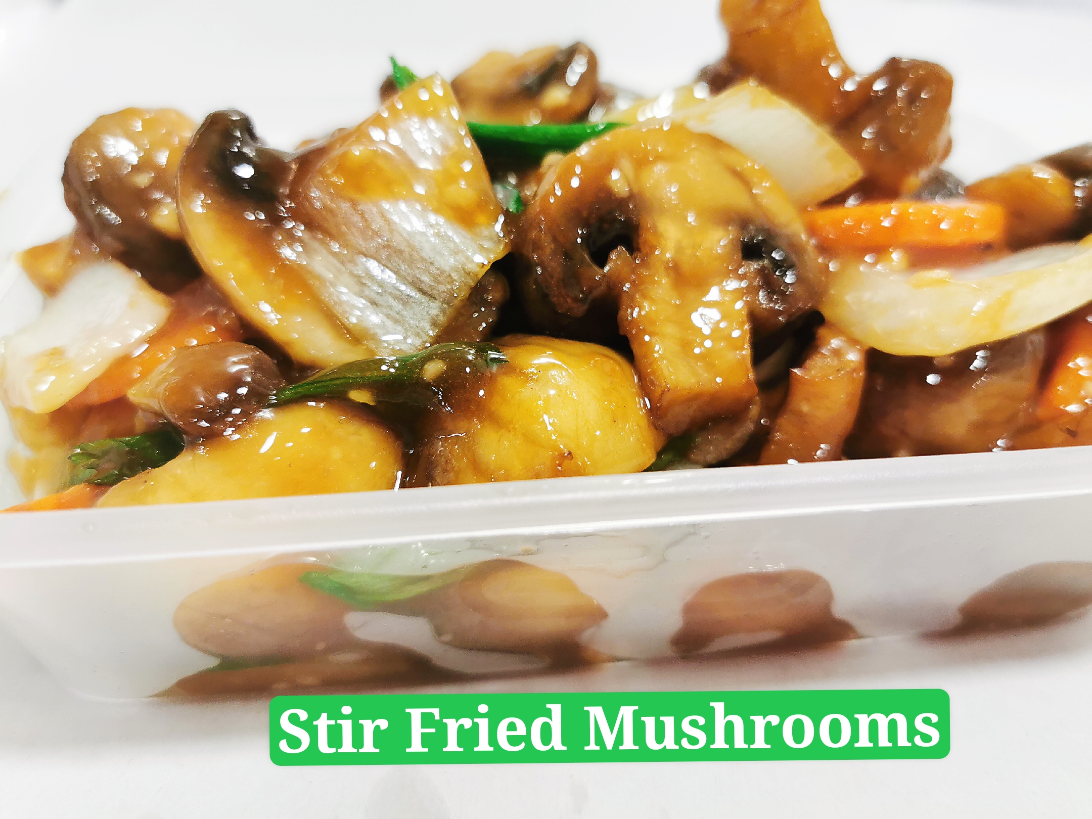 Stir fried Mushroom with Garlic