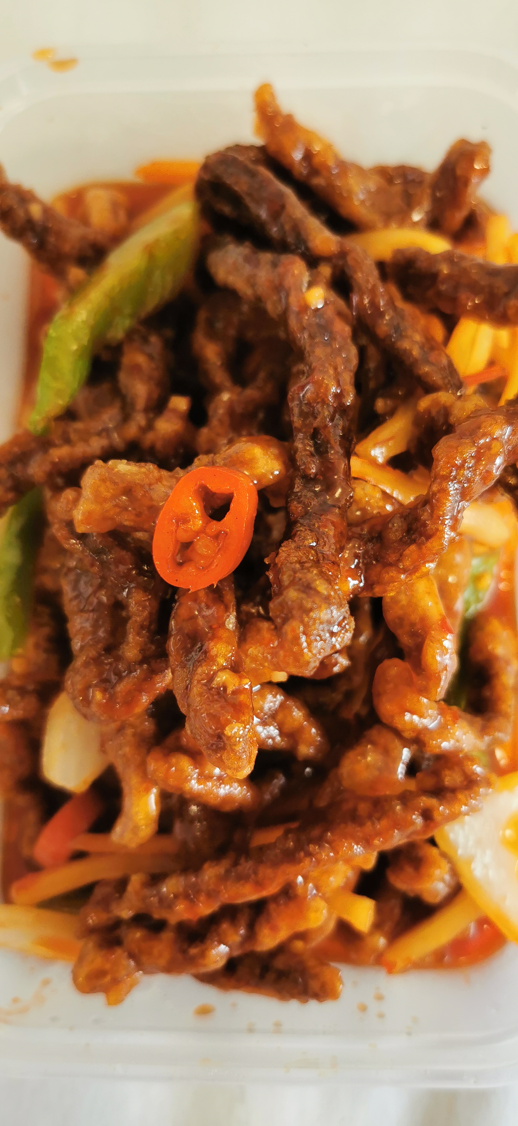Crispy Shredded Chilli Beef